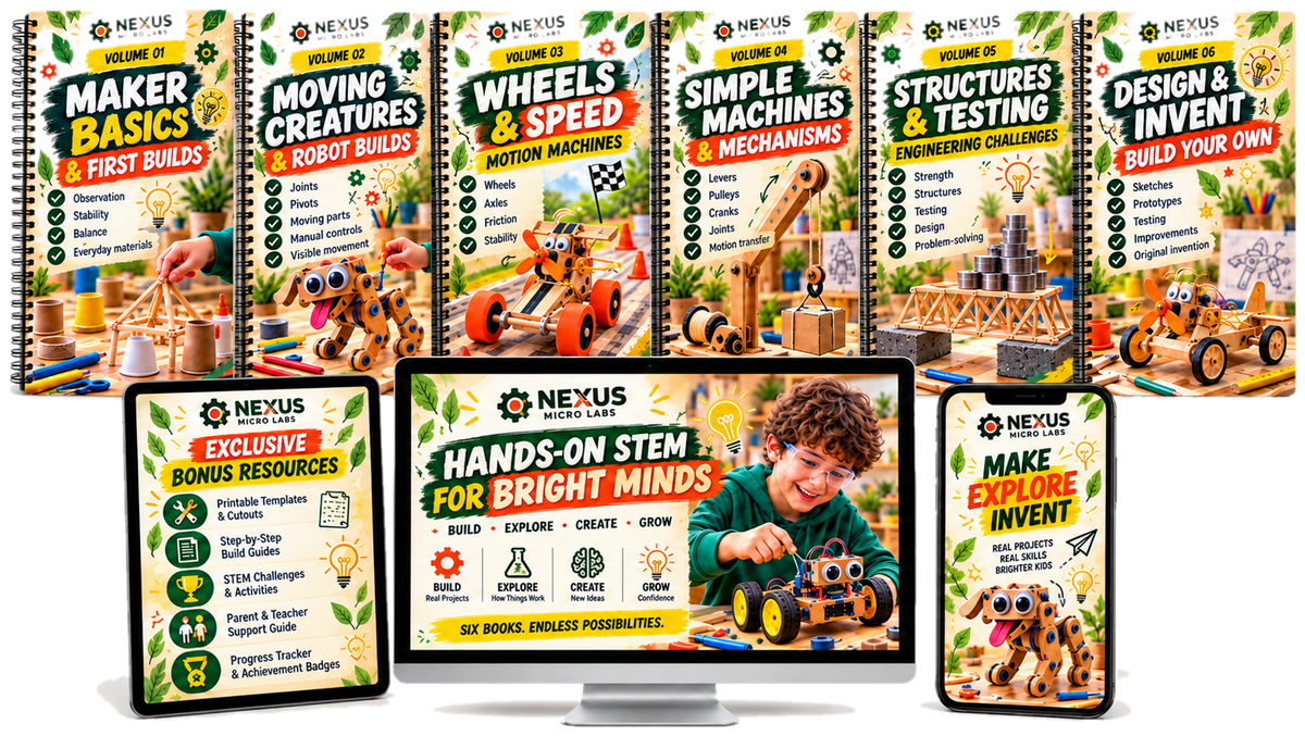 Nexus Young Inventor Lab - 6 volumes + 5 bonuses