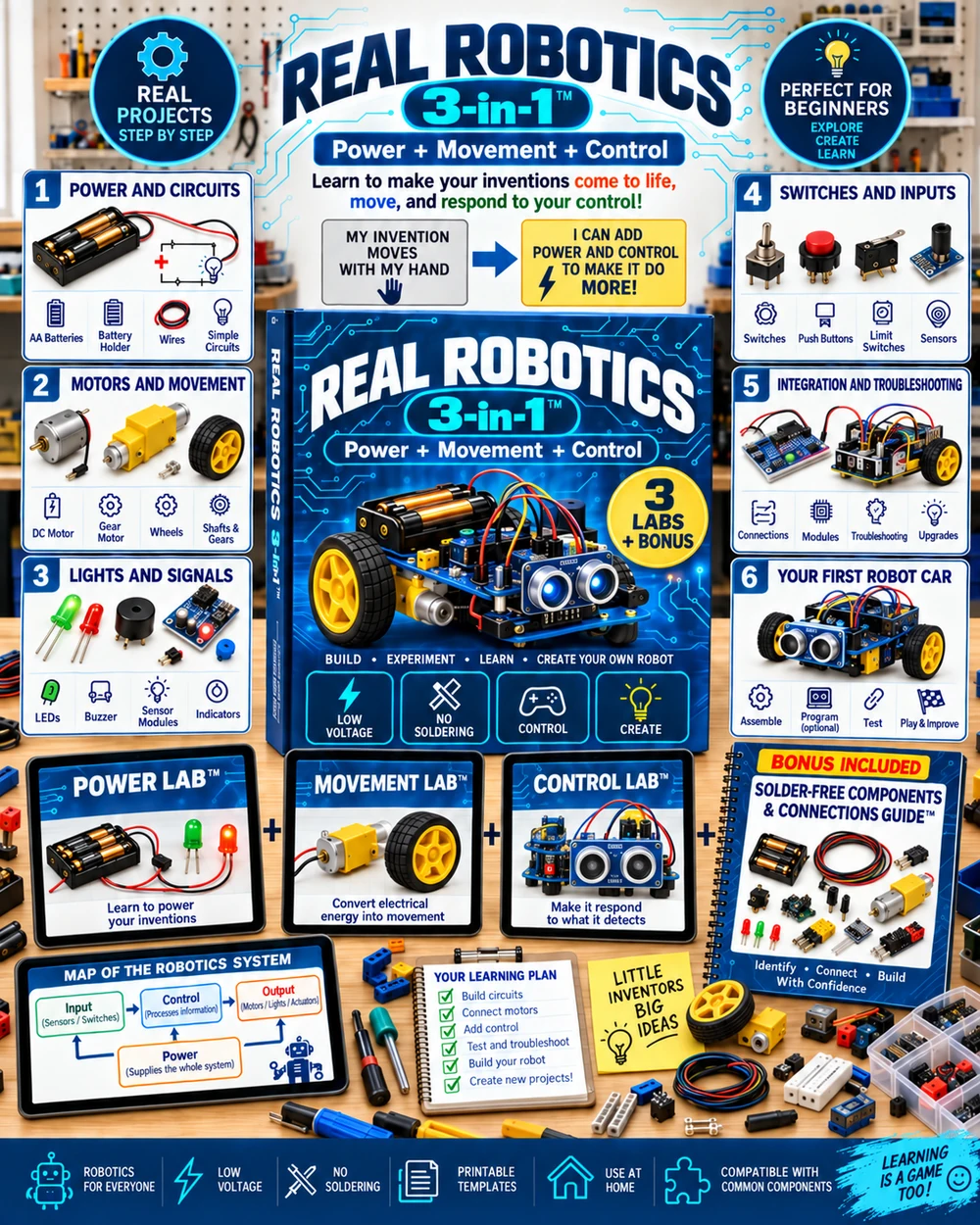Real Robotics 3-in-1
